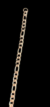Incredible Chic 14K Rose Gold Figaro Chain Necklace – 3mm Plated for Men & Women, 22" or 24", Gift-Ready with Lobster Clasp - Incredible Chic Collections® LLC