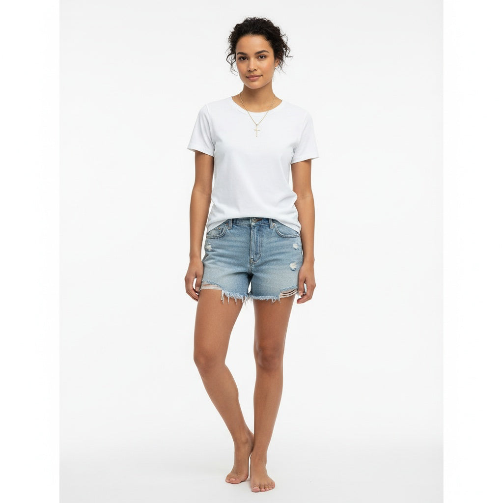 Rope Chain Necklace with Cross Pendant in 24K Gold, 3mm 18",20", Unisex - Incredible Chic Collections® LLC