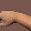 Rope Chain Anklet in Yellow 24kt Gold - 2mm Adjustable Fit (8"–10") - Incredible Chic Collections® LLC