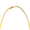 Real 18k Rope Chain 3MM Yellow Gold Rope Chain 20" Necklace With an Accompanying Saint Michael Protect Us Pendant - Incredible Chic Collections™ LLC