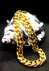 Dubai Collections 14MM Curb Link Gold Cuban Miami Link (26") - Incredible Chic Collections™ LLC