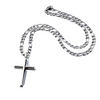 NEW! 22" 14K Gold Figaro Chain Style Cross Pendant Necklace Solid Clasp for Men, Women, Teen - Incredible Chic Collections™ LLC
