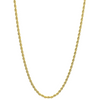 Real 18k Rope Chain 3MM Yellow Gold Rope Chain 18", 20" Necklace - Incredible Chic Collections™ LLC