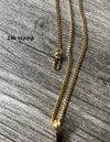 NEW! 18",22",24" 24K Gold Chain Style Cross Pendant Necklace Solid Clasp for Men, Women, Teens Thin - Incredible Chic Collections™ LLC