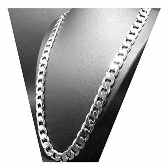 NEW! Dubai Collections 14MM Curb Link White Gold Cuban Miami Link Chain Necklace - Incredible Chic Collections™ LLC